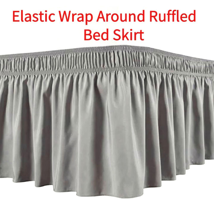 Bed%20Skirts,Wrap%20Around%20Bed%20Skirts%20with%20Adjustable%20Belts%20for%20Twin%20Beds%2015%20Inches%20Drop,%20Elastic%20Dust%20Ruffles,%20Easy%20Fit%20Wrinkle%20&%20Fade%20Resistant%20Silky%20Luxurious%20Fabric%20-%20Image%207