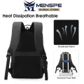 MENSPE Men Backpack Notebook Laptop Backpack Business Travel Bag Waterproof Backpack College Fashion Backpack Casual Shoulder Bag Anti Theft Back Pack School Bag. 
