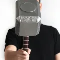 【Serendipity party】Avengers4 Thor Hammer Polyurethane Handheld Cosplay Prop Halloween Party Costume. 