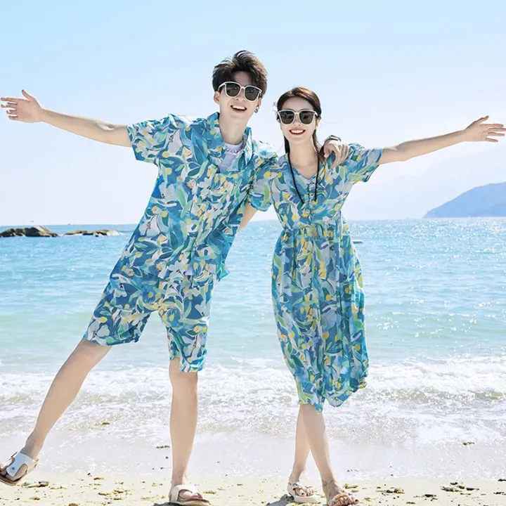 Couple's%20Summer%20Clothing%20Seaside%20Men's%20and%20Women's%20Suits%20Holiday%20Slim%20Looking%20Super%20Fairy%20Sanya%20Photography%20Beach%20Dress%20Yunnan%20Dress%20for%20Travel%20-%20Image%204