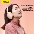 Baseus D02 Pro Wireless Headphones Bluetooth Earphone 5.0 Foldable Headset Sport Headphone Gaming Phone - Pink 6 Months Warranty. 