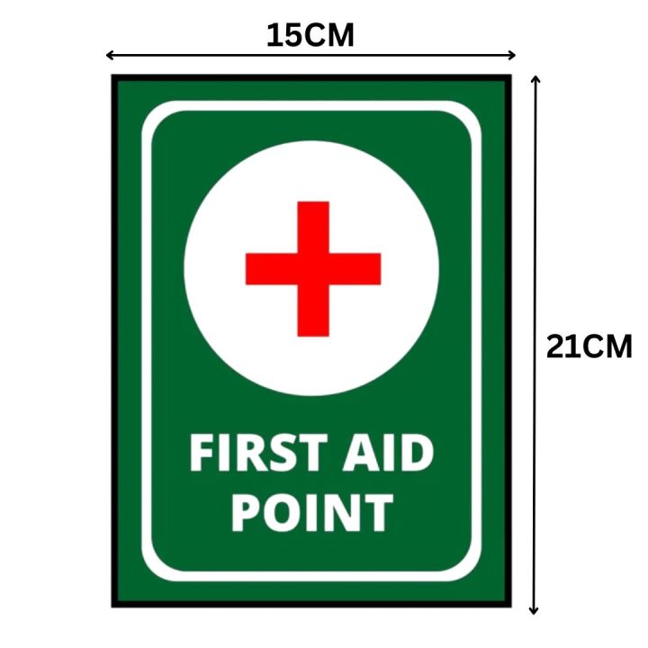 First Aid Point Sign Board - FOAM BOARD MATERIAL