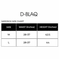 D-Blaq Men's Striped Sarong in Pink. 