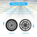15 Pack 4 Inch Net Cups Slotted Mesh Wide Lip Filter Plant Net Pot Bucket Basket for Hydroponics. 