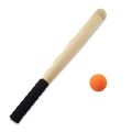 EVA Foam Cricket / Baseball Bat and Ball Set for Kids - 60cm Wooden Texture. 