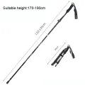 4-Section Folding Walking Stick Outdoor Climbing Crutch Hiking Poles Alpenstocks. 