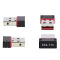 Mini USB Wifi Adapter 300Mbps USB Wireless Wifi Dongle Network Card External Wi-Fi For Desktop Laptop. 