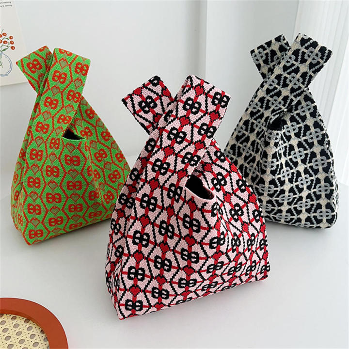 Bowknot%20Love%20Girl%20Student%20Clash%20Color%20Original%20Design%20Shoulder%20Handbag%20Handbag%20Knitted%20Bag%20-%20Image%202