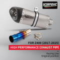 Motorcycle Exhaust Slip on For Ninja 400 Z400 2017-2021 51mm Tubo De Escape Muffler System Accessories. 