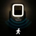 Zzitaill 0.8W/2.4W LED night lamp plug-in wall light sound sensing/human body sensing light dimming lamp for hallway bedroom stairs. 