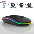 Bluetooth 5.2 Wireless Luminous Mouse Tablet Phone Computer 2.4GHz USB Charging Wireless Mouse 1600DPI Portable Gaming Mouse. 