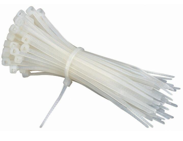 HARFINGTON 200-Pack 4-Inch Cable Zip Ties - 40LB Strength Nylon Wire Ties For Home & Workshop