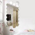 12 Pcs Mirror Effect Tile Wall Sticker. 