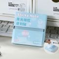 New Pull Out Design Sticky Notes Macaron Color Translucent Memo Pad Paper Self-Adhesive DIY Planner Sticker Office School Stationery. 