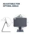 LULULOOK Foldable Magnetic Mini7 Adjustable Desk Holder Aluminum Rotatable Floating Stand for Apple iPad Mini 6. 