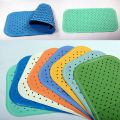 bath mat | Shower Mat Anti slip Natural Rubber, 76x34cm Antimicrobial and machine washable with drain holes and suction cups. 