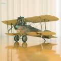 1:33 Diecast D II Fighter Model Paper Airplane Model Kits for Shelf Desktop. 