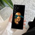 Gangsta Rapper 2pac Tupac Rap Phone Case For Samsung S24 S23 Ultra S22 S20 Plus S21 FE Clear Cover Galaxy S24Ultra S235G Fundas. 