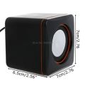 Desktop Notebook USB Mini Speaker Box Small Speaker Portable USB Wired Speakers Audio Player Music Speaker for Laptop Cp1200 L. 