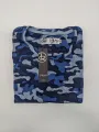 D-Blaq Men's Printed T-shirt in Blue. 