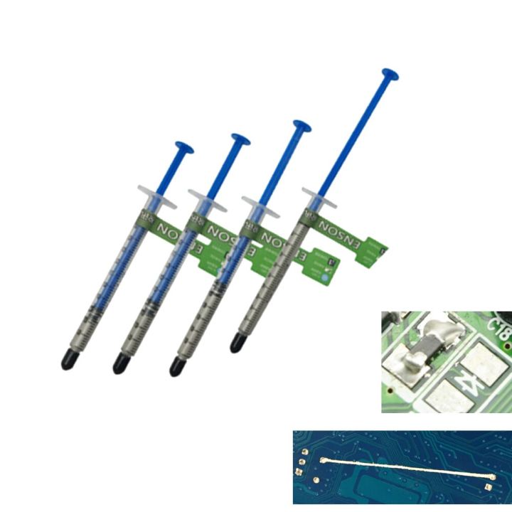 Silver Glue Adhesive Paste Wire Glue For Electronics Circuit PCB Repair 0.2ML 0.3ML 0.5ML 1.0ML