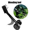 KOGEEK Adjustable Length Idler Wheel Garden Gap W-eed Extractor Portable Outdoor Labor-Saving Weeder. 