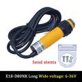 Smart Car Robot E18-D80NK Infrared Obstacle Avoidance Photoelectric Sensor Proximity Switch 3-80cm Detection Range Adjust. 