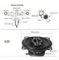 4 Inch 440W 4-Way Car HiFi Coaxial Speaker Vehicle Door Auto Audio Music Stereo Subwoofer Full Range Frequency Speakers. 