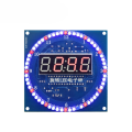 Electronic Digital Clock Kit C51 Microcontroller Learning Board DS1302 Rotating LED Display Module DIY Production Spare Parts Accessories. 