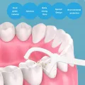 Dental Flosser Pick Disposable Toothpick Oral Care 50 Pieces. 