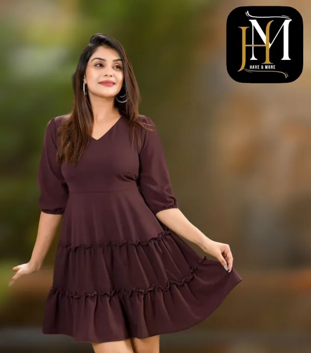 Lady%20Dress%20Short%20Frock%20More%20Colour%20Medium%20Sleeve%20For%20Beautiful%20Girls%20Fk10011%20-%20Image%206
