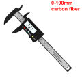 NEW 【Too much love!】0-100mm 4inch stainless steel digital vernier caliper pocket plastic caliper mini gem caliper micometer thickness measure tool. 