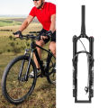 Mountain Bike Front Fork Bike Suspension Front Fork 29 Inch Aluminum Alloy Tapered Steerer Remote Lockout Shock Absorber Air. 