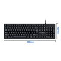 T-WOLF T15 104 Keys USB Wired Keyboard. 