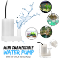 Submersible Water Pump Mini DC3-5V 100L/H Silent Aquarium Fish Tank Accessories - 100-200mA - H.Max :0.8m -Suitable for Arduino and ESP Projects. 
