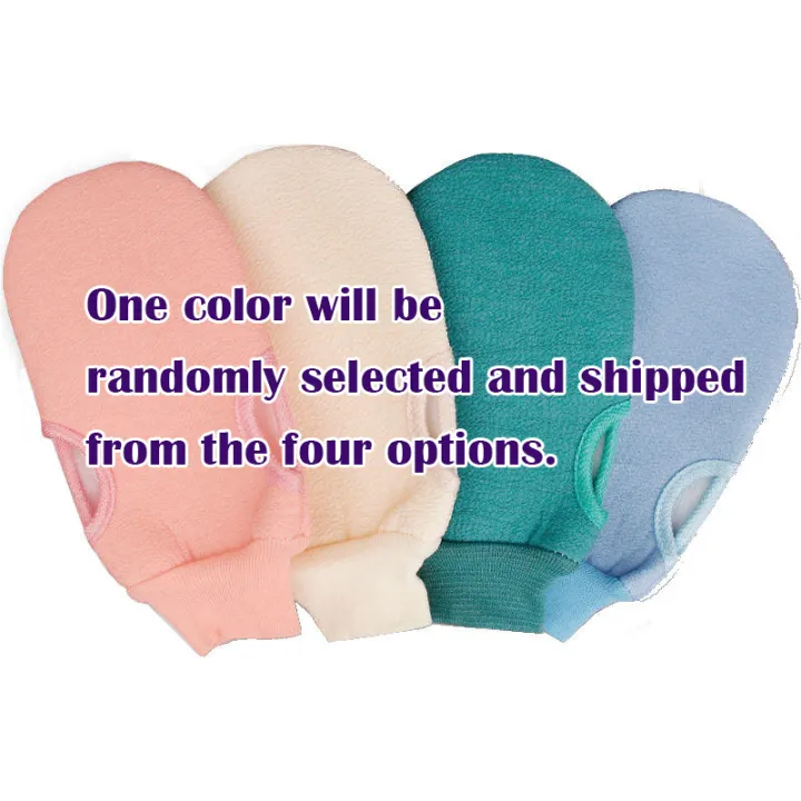 Bath%20Exfoliating%20Gloves%20-%20Double%20Sided%20Body%20Scrub%20Shower%20Mitt%20for%20Dead%20Skin%20Removal%20&%20Spa%20Massage%20%7C%20Random%20Color%20-%20Image%207