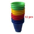 Ice Cream/Multipurpose Plastic Cups 12Pcs Multicolor. 