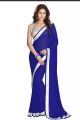 New Saree Jacket Piece in Blue Color for Women's Clothing. 
