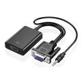 VGA to HDMI Converter Cable with Audio Support 1080P. 