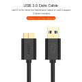 Data Cable Durable USB 3.0 Male A to Micro B Hard Drive Disk Cable. 