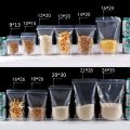 25pcs 5x7cm Transparent Plastic PE Clear Ziplock Pouch Bags For Gemstones, Diamond, Pearl, Beads, Jewelry, Organic Powder, Candy, Nuts Etc.. 