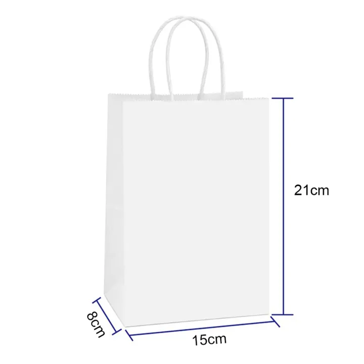 Kraft%20Paper%20Bags%2050Pcs%205.9X3.14X8.2%20Inches%20Small%20Paper%20Gift%20Bags%20White%20Paper%20Bags%20with%20Handles%20Paper%20Shopping%20Bags%20-%20Image%202
