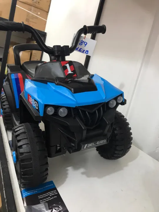 HONEY%20JOY%20Kids%20Electric%204-Wheeler%20ATV%20Quad,%20Powerful%20Rear%20Wheel,%20Motorized%20Off-Road%20Vehicle%20w/Real%20Engine%20Sound,%202%20Speeds,%206V%20Battery%20Powered%20Ride%20on%20Toy%20Car%20for%20Girl%20&%20Boy%20INeedz%20MT1050%20-%20Image%202