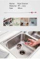 【WEJA】60cm Spring Pipe Dredging Tools, Drain Snake,Sewer Dredge Pipeline Hook Clog Remover Cleaning Tools Household for Kitchen Sink. 