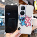For Huawei Honor X7b 4G 90 Smart 5G Phone Case Couple Mickey Minnie Mouse Stitch Silicone Clear Transparent Bumper Back Cover. 