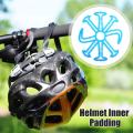 【Miga Plaza】High-quality Helmet Inner Padding Silicone Lining Sweat-Proof Pads Soft Tooth Design Anti-deformation Helmet Liner Pad 22*19.8cm. 