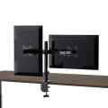 Dual Monitor Arm 360 Degrees Fully Adjustable Stand 13"-32" Desk Dual Monitor Brackets LCD LED. 
