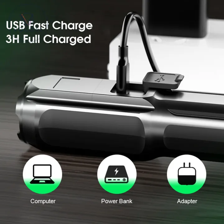 Vocoal%20Powerful%20Flashlight%20Bright%20L-ed%20Outdoor%20Focusing%20Torchlight%20Portable%20Home%20E-mergency%20Lamp%20Built-in%20B-attery%20USB%20R-echargeable%20Torchlight%20Zoom-able%20focus%20Light%20T6%20Penlight%20Waterproof%20Torch%20Light%20-%20Image%204