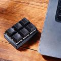 6 Keys Keyboard USB Custom Programmable Macro Keypad Switch One-key Blue Keys Keyboard Mini Mechanical Shortcut P7X6. 