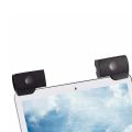 Laptop Speakers Clip On External Usb Powered Small Mini Wired Portable Stereo Multimedia Sound Laptop Speakers With Microphone. 